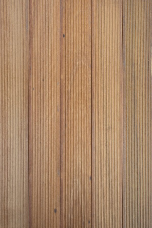 Itauba-painel de deck de madeira ranhurado
